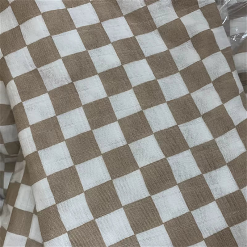 Bamboo Muslin Swaddle Blanket Baby Blankets Newborn Cotton Bedding Cover Floral Leaf Print Blankets and Diapers