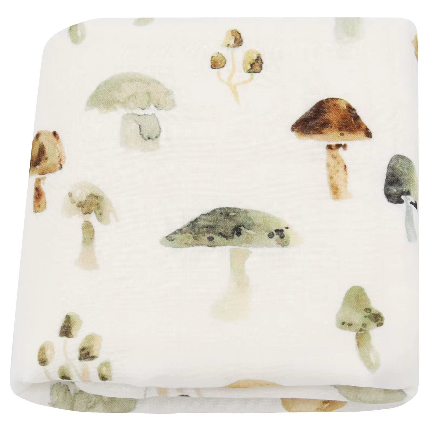 Bamboo Muslin Swaddle Blanket Baby Blankets Newborn Cotton Bedding Cover Floral Leaf Print Blankets and Diapers