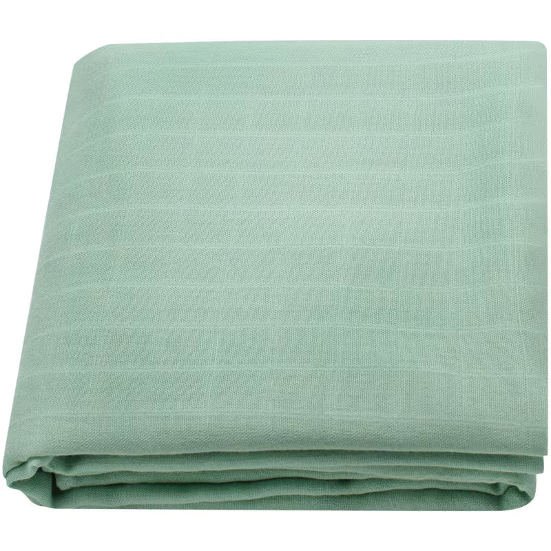 Bamboo Muslin Swaddle Blanket Baby Blankets Newborn Cotton Bedding Cover Floral Leaf Print Blankets and Diapers